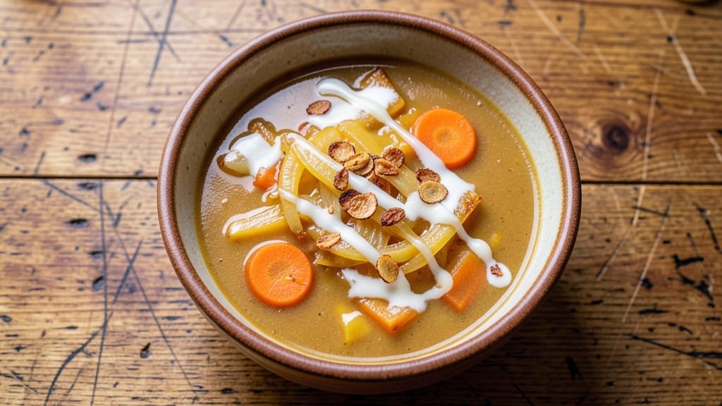 A1A Ale Works Beer Cheese Soup Recipe: Crispy Beer-Bread Top With Smoky Lager Depth
