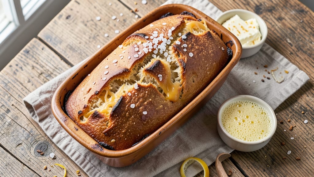 Artisan Cheddar Cheese Bread Recipe: Crispy-Crusted Pull-Apart Loaves With Sharp Cheddar Rivers