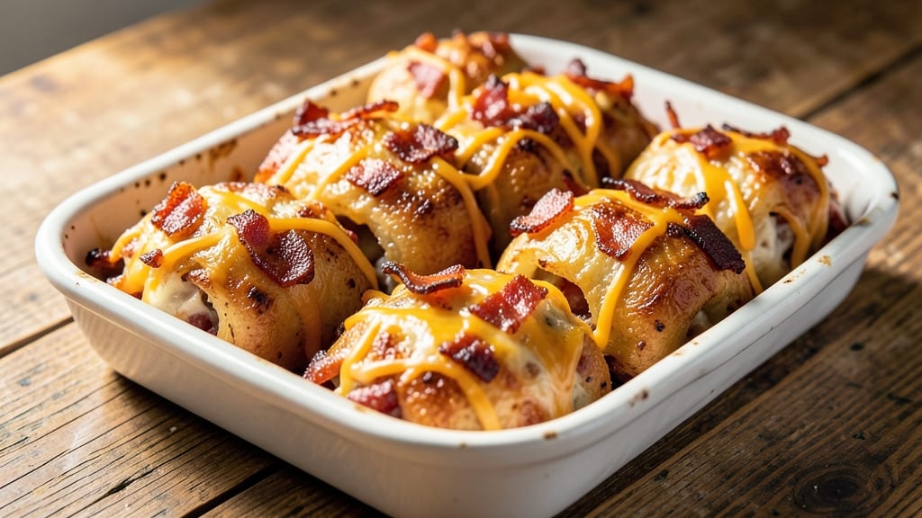 Bacon and Cheese Stuffed Tater Tots Recipe: Crispy Shells With Smoky Cheese Pulls