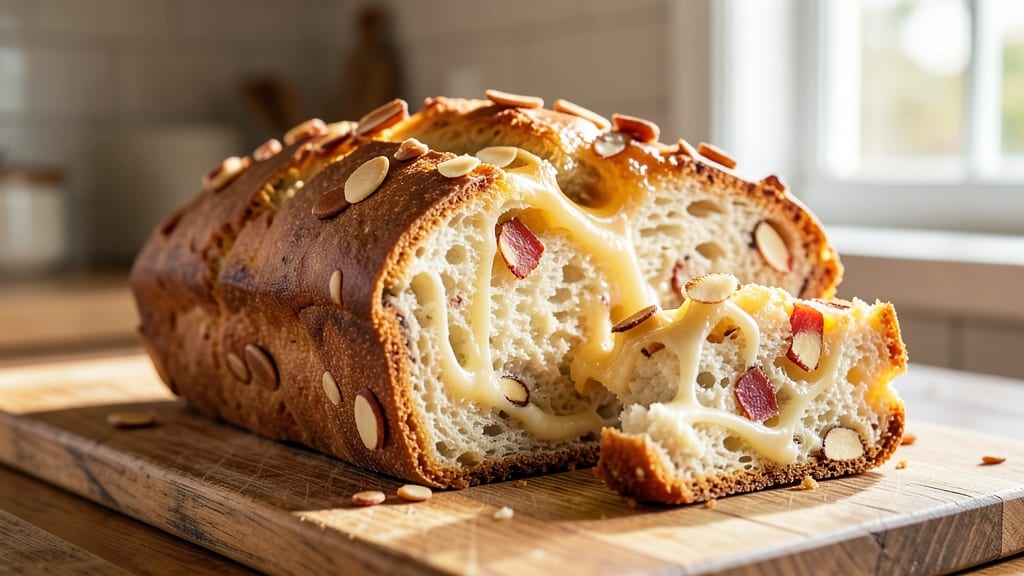 Almond Cheese Bread Recipe: Nutty Crunch Meets Melty Cheddar Bliss