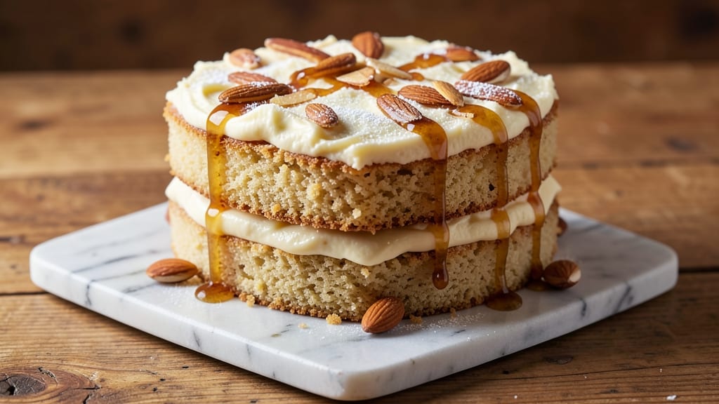 Almond Cream Cheese Pound Cake Recipe: Nutty Swirls and Velvety Layers
