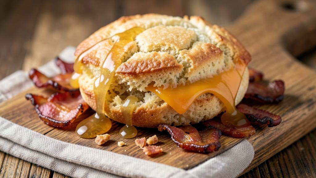 Bacon and Cheese Dog Biscuit Recipe: Crunchy Bites With Smoky-Sweet Pull-Apart Cheese