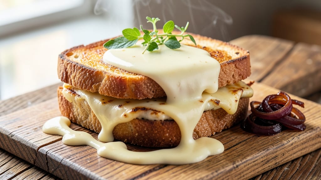 Artisan Grilled Cheese Recipe: Buttery Crust and Gooey Cheese Rivers