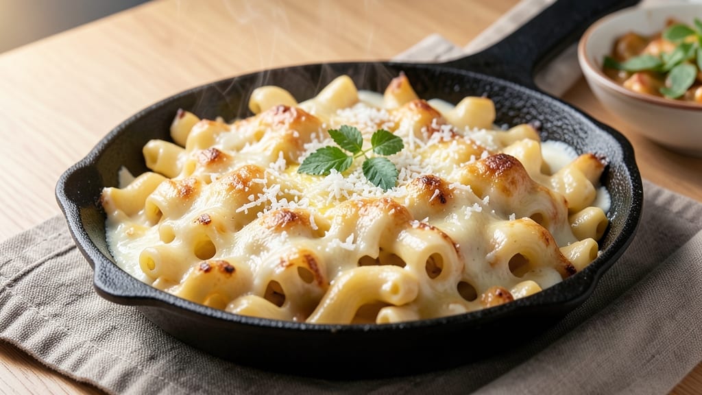 Baked Mac and Cheese Recipe Original: Chef's Secret for Triple-Cheese Luxury