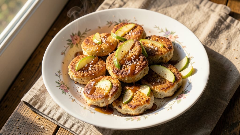 Apple Cinnamon Cottage Cheese Fritters Recipe: Warm Spiced Bites With Crispy Edges
