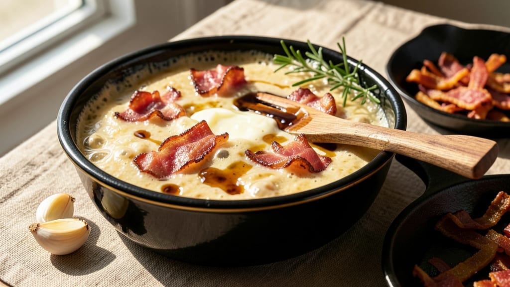Bacon Cheese Fondue Recipe: Smoky Crispy Edges With Gooey Pull-Apart Cheese