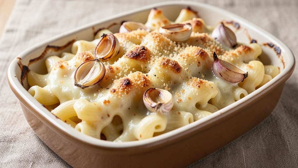 Baked Garlic Mac and Cheese Recipe: Buttery Breadcrumbs Meet Roasted Garlic Depth