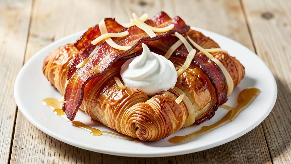 Bacon and Cheese Croissants Recipe: Flaky Layers With Smoky Crispy Edges