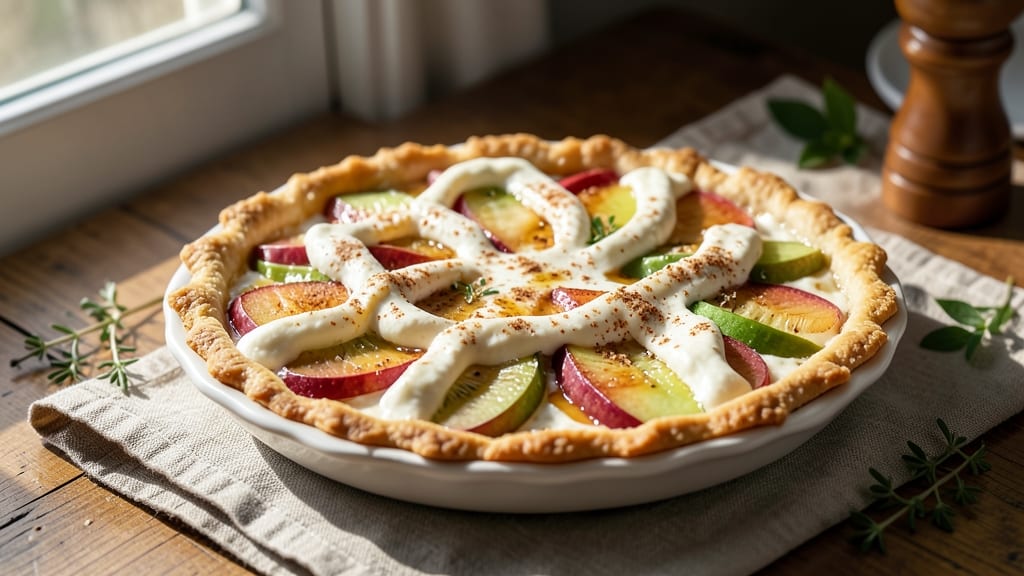 Apple Cream Cheese Dessert Recipe: Caramelized Top With Silky Swirls