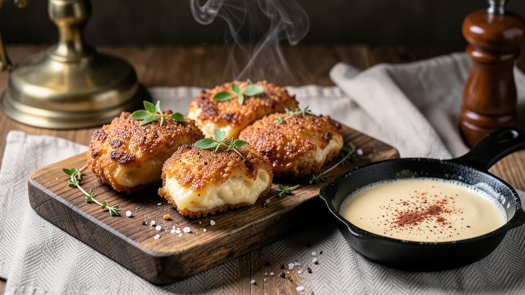 Amish Fried Cheese Fritters Recipe Ingredients: Crispy Gold With Sharp Cheddar Pulls