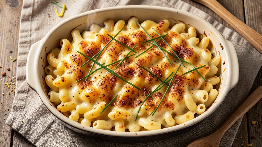 Baked Mac and Cheese Recipe With Heavy Cream: Golden Crust, Silky Pull-Apart Magic