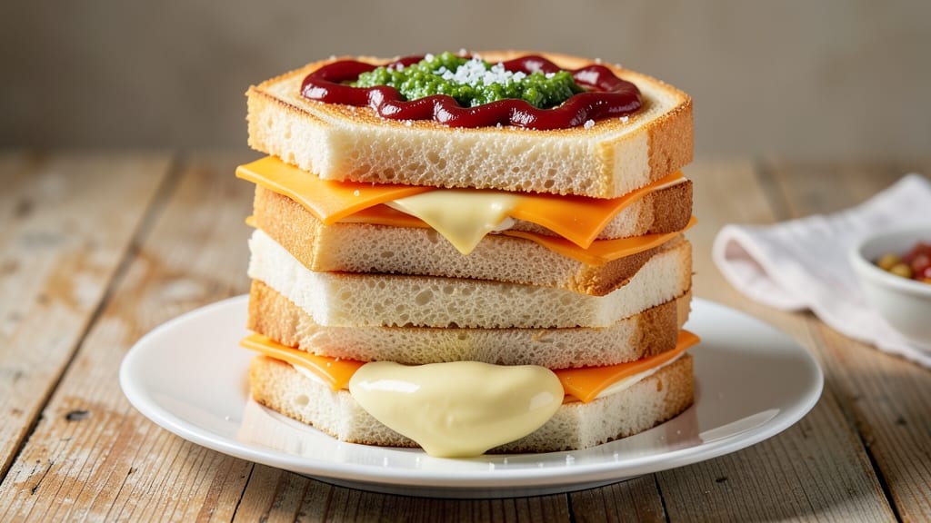 Amul Cheese Sandwich Recipe: Crispy Toasted Layers with Melty Cheese Rivers