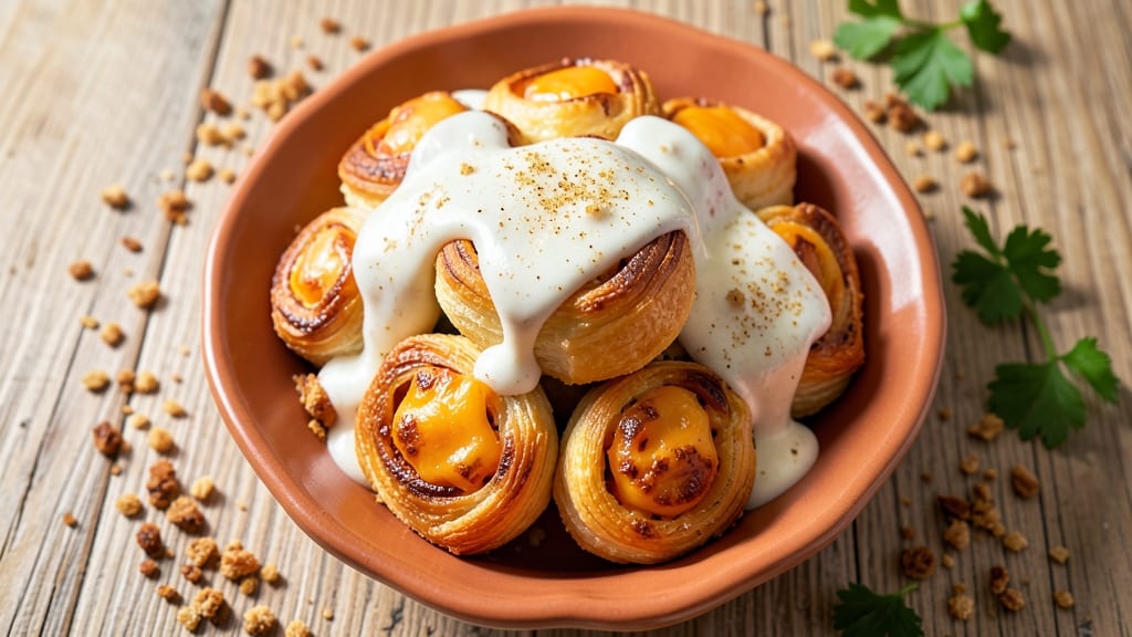 Baked Cheese Rolls Recipe: Golden Crust, Pull-Apart Cheese Rivers