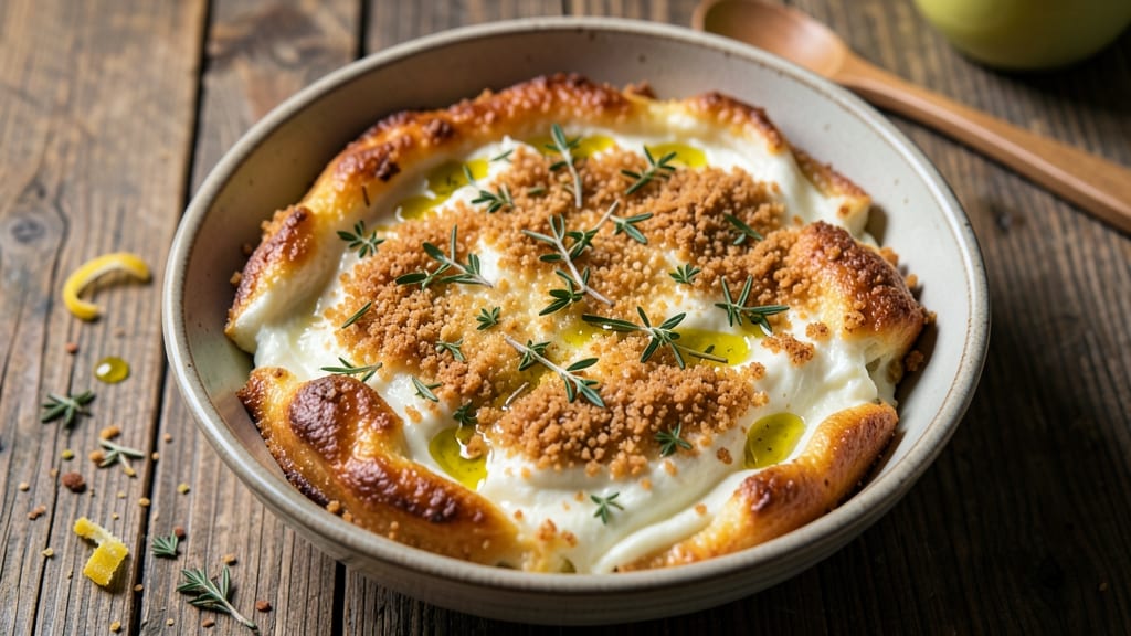 Baked Farmers Cheese Recipe: Crispy Crust, Gooey Pull-Apart Delight
