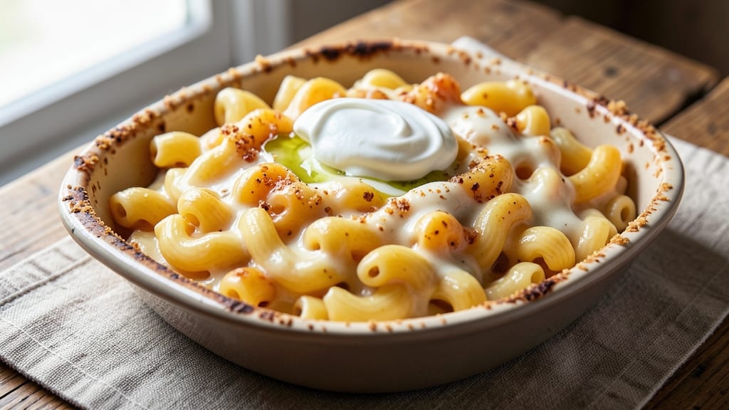 Antoni Porowski's Mac and Cheese Recipe: Crispy Breadcrumb Crust With Gooey Cheddar Rivers