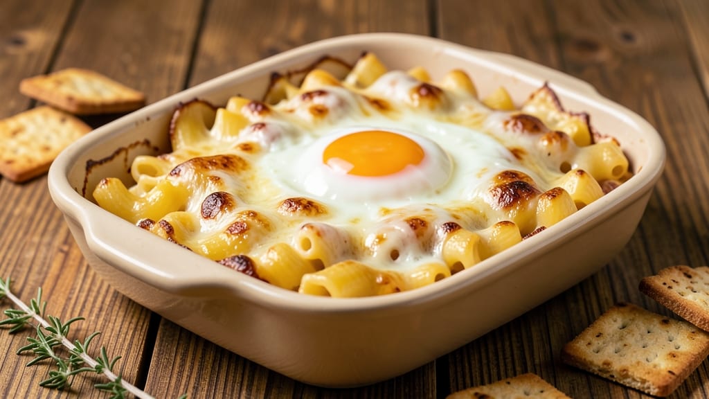 Baked Mac and Cheese Recipe with Egg and Evaporated Milk: Golden Crust, Velvety Pull-Apart Magic