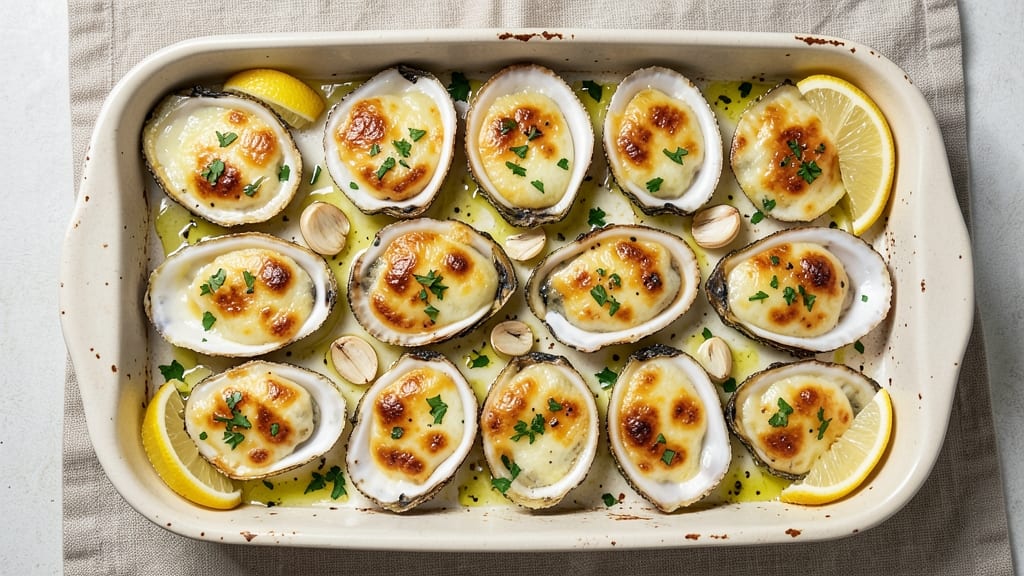 Baked Oyster With Cheese Recipe: Briny Ocean Meets Melty Cheese Magic