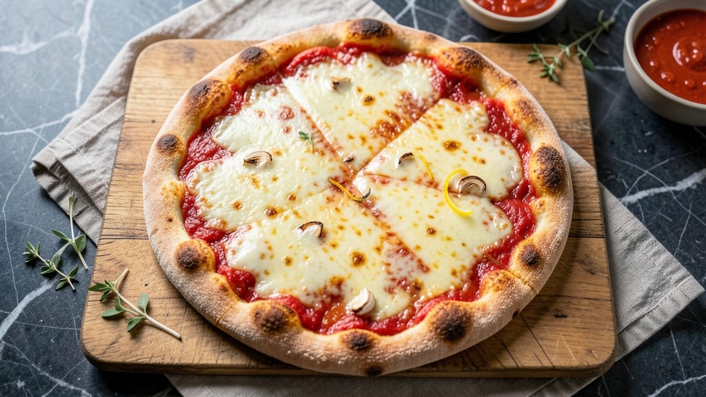 Basic Cheese Pizza Recipe: Crispy Crust, Stretchy Dough Magic