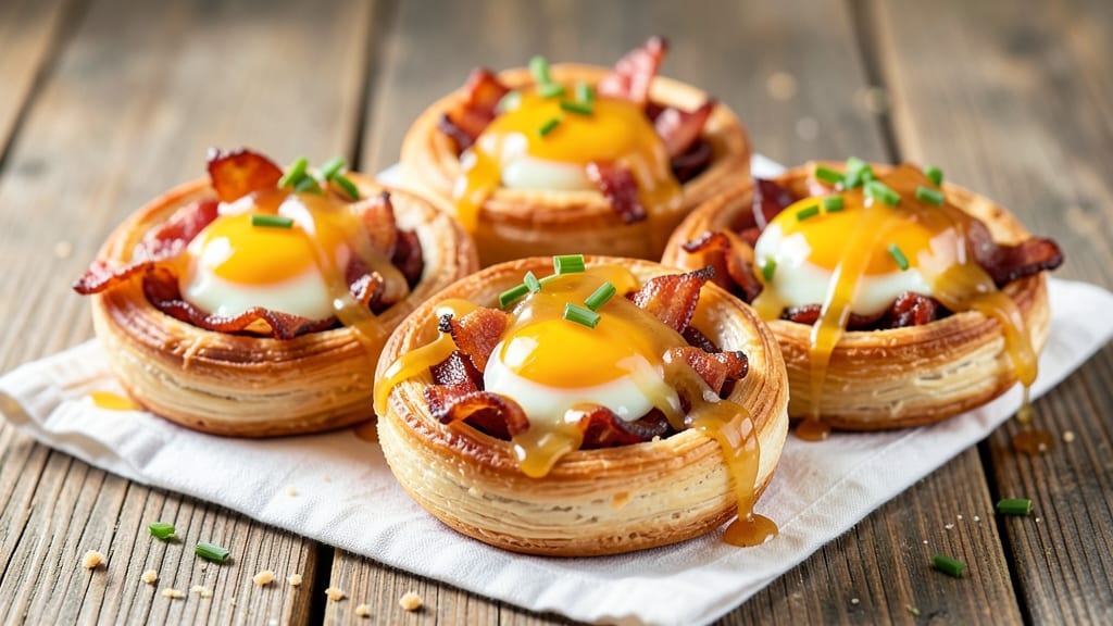Bacon, Egg, and Cheese Kolaches Recipe: Flaky Dough Wrapped in Breakfast Bliss