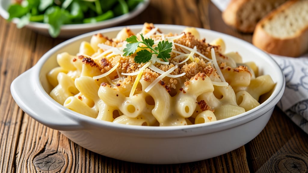 Anthony's Famous Mac and Cheese Recipe: Three-Cheese Blend With Buttery Crispy Top
